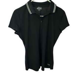 BCG Black Polo Shirt for Women PTP 18.5 L 23